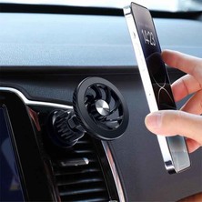 Braventa Collection Mıknatıslı Araç Içi Telefon Tutucu Havalandırma Montaj Telefonu 360 Derece Döndürebilir Fonksiyonel