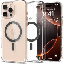 Braventa Collection iPhone 16 Pro ile Uyumlu Ince Magsafe Kılıf Ultra Hybrid Sararma Karşıtı Duraclear Hava Kanalı Tekno