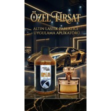 Altın Simli Lastik Parlatıcı + Uygulama Aplikatörü - Yüksek Sim Oranı - Ultra Kalıcılık 500ML