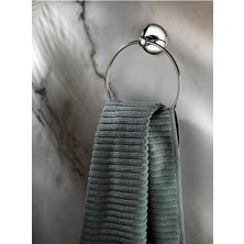 Braventa Collection Sas Haus Krom Kaplama Yuvarlak Halka Banyo -Mutfak Havlu Askılığı S-102