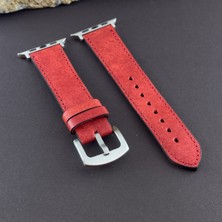 Kuzgun Deri Apple Watch 10 11 46MM, Ultra 1 2 3 49MM, 42 44 45 46MM Uyumlu, Seri 4 5 6 7 8 9 10 11 Ultra Uyumlu Hakiki Deri El Yapımı Italyan Pueblo Deri Apple Watch Saat Kordonu