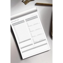 Braventa Collection Fark Tanıtım Masaüstü Ders Çalışma Planlayıcı | 60 Yaprak | 17X24 cm | Günlük & Haftalık Program Def