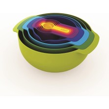 Braventa Collection Joseph Joseph 9 Parça Çırpma ve Karıştırma Kabı (Çok Renkli)