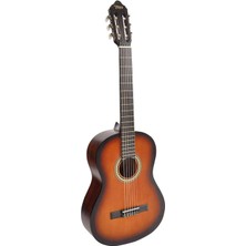 Braventa Collection VC204CSB Klasik Gitar, Scale 4/4, Sunburst Mat, Kapak Sıtka