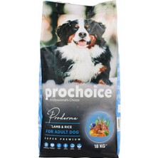 Braventa Collection Prochoice Proderma, Yetişkin Köpekler Için, Hipoalerjenik, Kuzu Etli ve Pirinçli Kuru Mama, 18 kg