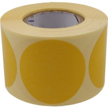 Braventa Collection Hazır Etiketler , Hazır Al Hızlı Al Kuşe Daire Renk Baskılı Çap Etiketi 50MM x 50MM Ölçülerinde Yuva