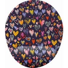 Braventa Collection Iyi Fikirler Kalp Desenli Bilek Destekli Mouse Pad