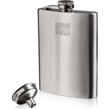 Braventa Collection Vacu Vin Cep Şişesi ve Huni Fırçalanmış Çelikten