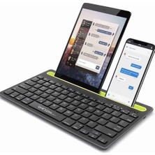 Braventa Collection C380 Çift Bluetooth Bağlantılı Taşınabilir Ince Tasarım IPad Ile Uyumlu Telefon Tutuculu Tablet Tutu