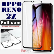 Ceponya Oppo Reno 2z Ekran Koruyucu Ekranı Tam Kaplayan Kenarları Kırılmaya Dayanıklı Cam Koruyucu