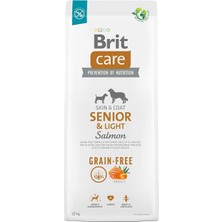 Braventa Collection Brit Care Senior & Light, Kilo Kontrolü ve Deri - Tüy Hassasiyeti Olan Yaşlı Köpekler Için, Tahılsız