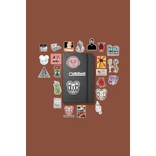 Braventa Collection Ms Major Selection Radio Head Sticker Paketi/bullet Journal Defter Çıkartma Ajanda Laptop Etiket