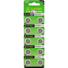 Evvano Buton Pil - Saat Lazer Hesap Makinesi Pili 10LU Paket  AG10  - LR1130H - 389A -1.55V