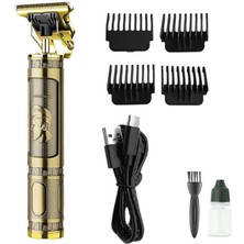 Evvano PS-033 Çelik Kasa Profesyonel T-Bıçak Saç Sakal Ense ve Çizim Tıraş Makinesi