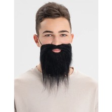 Evvano Siyah Renk Takma Sakal Bıyık Takımı