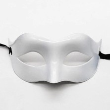 Evvano Beyaz Renk Masquerade Kostüm Partisi Venedik Balo Maskesi