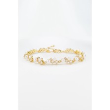 Stella Fortis Inci & Zirkon Taşlı Ayarlanabilir Kadın Bileklik – Zigzag Model | Paslanmaz Çelik