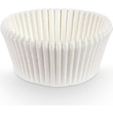 Dolphin Muffin Kağıt Kek Kapsülü Ince Beyaz Mini 100LÜ Paket
