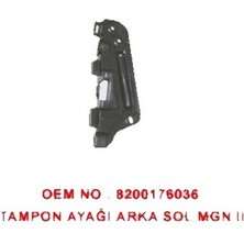 Baran Matrixzn Arka Tampon Tuturucu Sol Mgn Ii