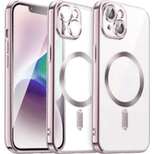 Matrixzn Newface Iphone 15 Kılıf Kross Magneticsafe Kapak - Rose