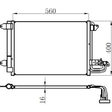 Oris Matrixzn Klima Kondenseri A3-Leon-Toledo-Octavia-Caddy Iii-Golf V-Vi-Jetta Iv-Touran