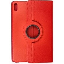 Butik Mey Ithalat®  Huawei Matepad Se 11 Kılıf 360 Tablet Deri Kılıf - Kırmızı
