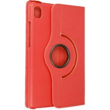 Butik Mey Ithalat®  Lenovo Tab M8 Kılıf 360 Tablet Deri Kılıf - Kırmızı