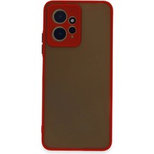 Butik Mey Ithalat®  Xiaomi Redmi Note 12 4g Kılıf Montreal Silikon Kapak - Kırmızı