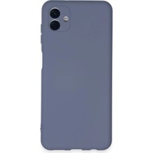 Butik Mey Ithalat®  Samsung Galaxy A04E Kılıf Nano Içi Kadife Silikon - Gri