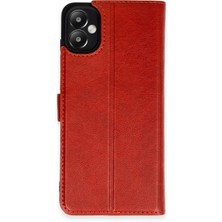 Butik Mey Ithalat®  Samsung Galaxy A05 Kılıf Trend S Plus Kapaklı Kılıf - Kırmızı