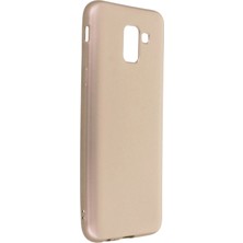 Butik Mey Ithalat®  Samsung Galaxy J6 Kılıf First Silikon - Gold