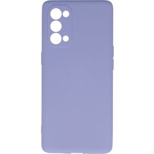 Butik Mey Ithalat®   Reno 5 Pro Kılıf Nano Içi Kadife Silikon - Lila