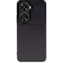 Butik Mey Ithalat®  Huawei Nova 12 Se Kılıf Auto Focus Karbon Kapak - Siyah