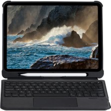 Butik Mey Ithalat®  T5207D iPad Pro 11 (2022) Kılıf Inter Ledli Klavyeli Tablet Kılıfı - Siyah