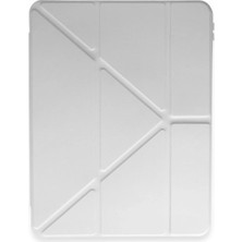 Butik Mey Ithalat®  Huawei Honor Pad 9 Kılıf Kalemlikli Mars Tablet Kılıfı - Gri