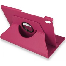 Butik Mey Ithalat®  Lenovo M10 Fhd Plus X606F Kılıf 360 Tablet Deri Kılıf - Pembe