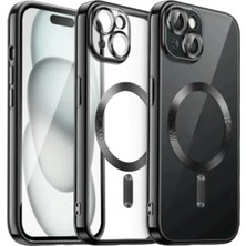 Butik Mey Ithalat®  iPhone 15 Kılıf Kross Magneticsafe Kapak - Siyah