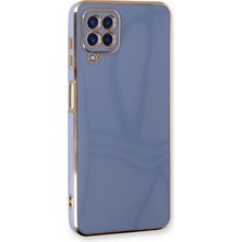 Butik Mey Ithalat®  Samsung Galaxy A22 Kılıf Volet Silikon - Mavi