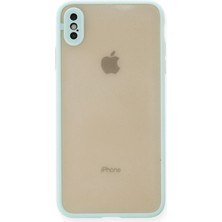 Butik Mey Ithalat®  iPhone Xs Max Kılıf Montreal Silikon Kapak - Turkuaz