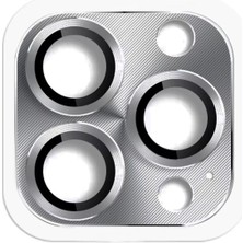 Butik Mey Ithalat®  iPhone 16 Pro Max Pers Alüminyum Kamera Lens - Gri