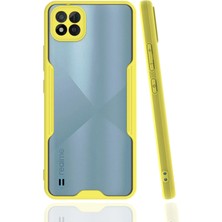 Butik Mey Ithalat®  Realme C11 2021 Kılıf Platin Silikon - Sarı