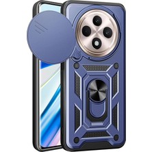 Butik Mey Ithalat®  Xiaomi Redmi 14C Kılıf Pars Lens Yüzüklü Silikon - Lacivert