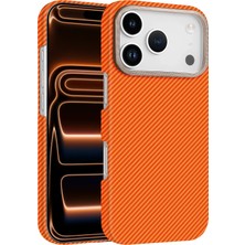 Butik Mey Ithalat®  Apple iPhone 17 Pro Vega Magsafe Kapak - Turuncu