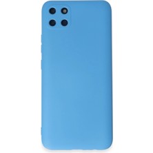 Butik Mey Ithalat®  Realme C11 Kılıf Nano Içi Kadife Silikon - Mavi