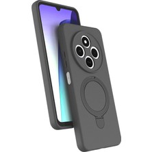 Butik Mey Ithalat®  Xiaomi Redmi 14C Regal Magsafe Standlı Kapak - Titan Gri