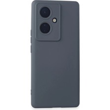 Aylina Mey Ithalat®  Vivo V29 Lite Kılıf Nano Içi Kadife Silikon - Gri