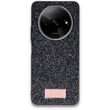 Aylina Mey Ithalat®  Xiaomi Redmi A3 4g Bright Simli Kapak - Siyah