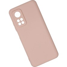 Butik Mey Ithalat®  Xiaomi Mi 10T Kılıf Nano Içi Kadife Silikon - Pudra