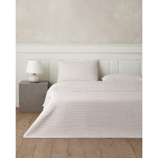 English Home Belle Band Çift Kişilik Yatak Örtüsü Takımı 200x220 cm Pembe