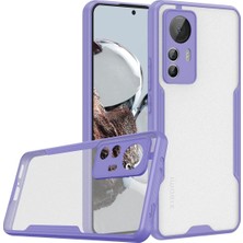 Aylina Mey Ithalat®  Xiaomi Mi 12T Kılıf Platin Silikon - Lila